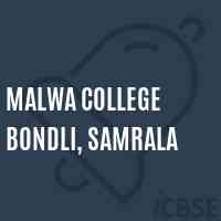 Malwa College Bondli, Samrala Logo