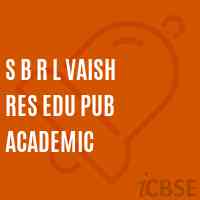 S B R L Vaish Res Edu Pub Academic School Logo