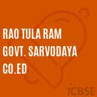 Rao Tula Ram Govt. Sarvodaya Co.Ed School Logo