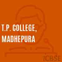 T.P. College, Madhepura Logo
