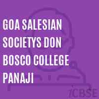 Goa Salesian Societys Don Bosco College Panaji Logo