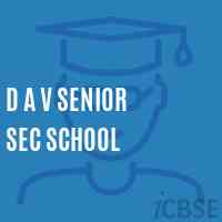 D A V Senior Sec School Logo