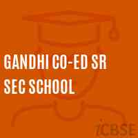 Gandhi Co-Ed Sr Sec School Logo