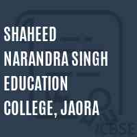 Shaheed Narandra Singh Education College, Jaora Logo
