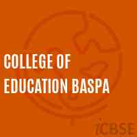 College of Education Baspa Logo