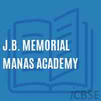 J.B. Memorial Manas Academy School Logo
