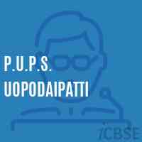 P.U.P.S. Uopodaipatti Primary School Logo
