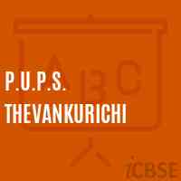 P.U.P.S. Thevankurichi Primary School Logo