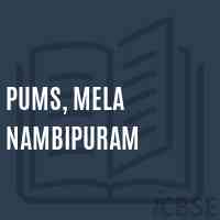 Pums, Mela Nambipuram Middle School Logo