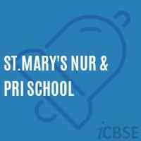 St.Mary'S Nur & Pri School Logo