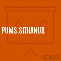 Pums,Sithanur Middle School Logo