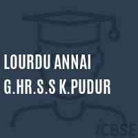 Lourdu Annai G.Hr.S.S K.Pudur High School Logo