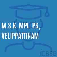 M.S.K. Mpl. Ps, Velippattinam Primary School Logo