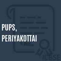 Pups, Periyakottai Primary School Logo