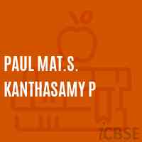 Paul Mat.S. Kanthasamy P Secondary School Logo