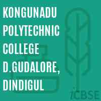 Kongunadu Polytechnic College D.Gudalore, Dindigul Logo