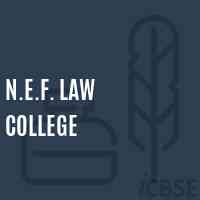 N.E.F. Law College Logo