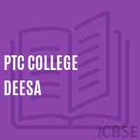 Ptc College Deesa Logo
