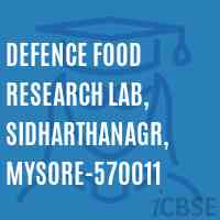 Defence Food Research Lab, Sidharthanagr, Mysore-570011 College Logo