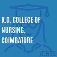 K.G. College of Nursing, Coimbatore Logo
