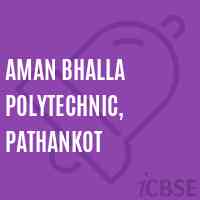 Aman Bhalla Polytechnic, Pathankot College Logo