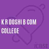 K R Doshi B Com College Logo