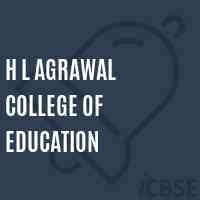 H L Agrawal College of Education Logo