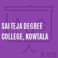 Sai Teja Degree College, Kowtala Logo
