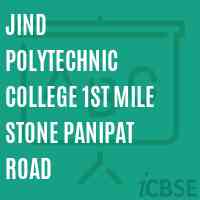Jind Polytechnic College 1St Mile Stone Panipat Road Logo