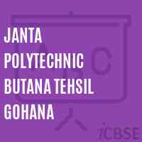 Janta Polytechnic Butana Tehsil Gohana College Logo