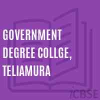 Government Degree Collge, Teliamura College Logo