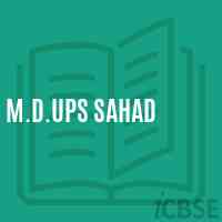 M.D.Ups Sahad Senior Secondary School Logo