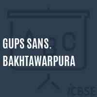 Gups Sans. Bakhtawarpura Middle School Logo
