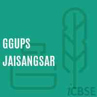 Ggups Jaisangsar Middle School Logo