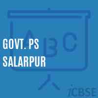 Govt. Ps Salarpur Primary School Logo