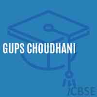 Gups Choudhani Middle School Logo