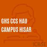 Ghs Ccs Hau Campus Hisar Secondary School Logo