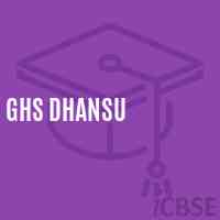 Ghs Dhansu Secondary School Logo