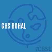 Ghs Bohal Secondary School Logo