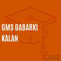 Gms Dabarki Kalan Middle School Logo