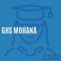 Ghs Mohana Secondary School Logo