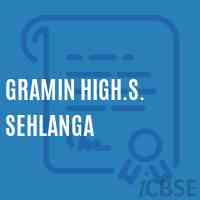 Gramin High.S. Sehlanga Secondary School Logo