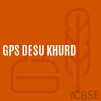 Gps Desu Khurd Primary School Logo