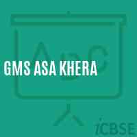 Gms Asa Khera Middle School Logo