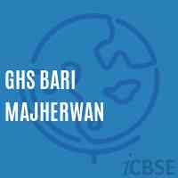 Ghs Bari Majherwan Secondary School Logo
