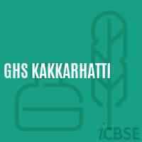 Ghs Kakkarhatti Secondary School Logo