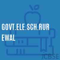 Govt.Ele.Sch.Rurewal Primary School Logo