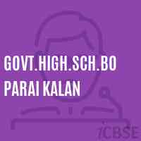 Govt.High.Sch.Boparai Kalan Secondary School Logo