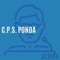 C.P.S. Ponda Primary School Logo