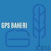Gps Baheri Primary School Logo